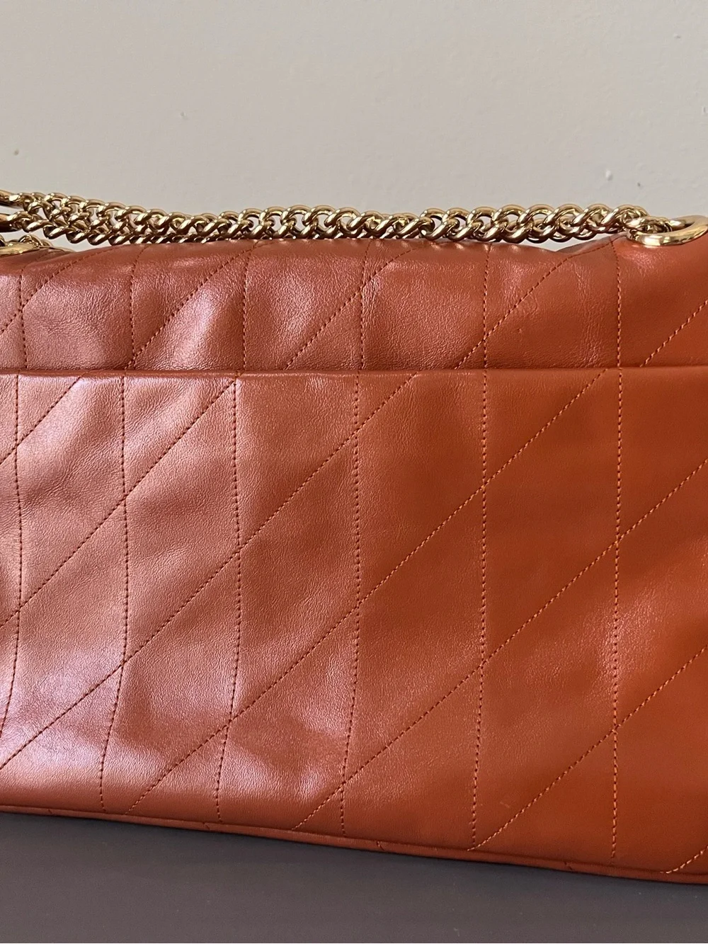 Coach Elodie Quilted Leather Cinnamon Crossbody Bag